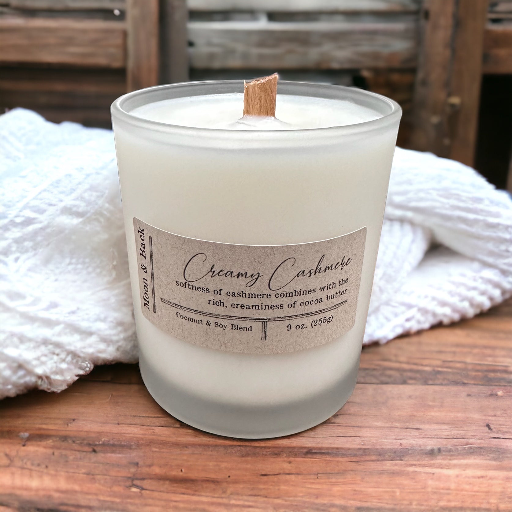 9oz Creamy Cashmere – Moon and Back